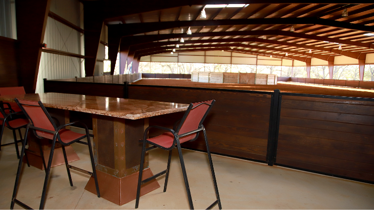 Indoor Riding Pavilion Seating