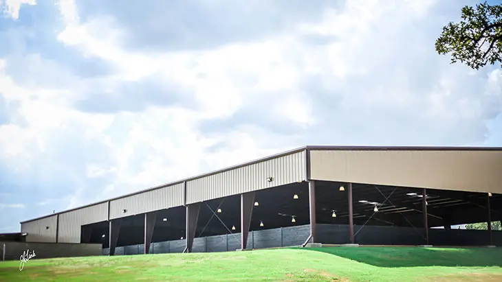 Exterior of Indoor Riding Pavilion